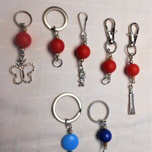 No.4 : Handmade set of 7 hooks and rings for fine motor skills, for children age